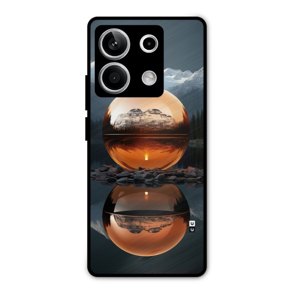 Metal Moon Metal Back Case for Redmi Note 13 5G