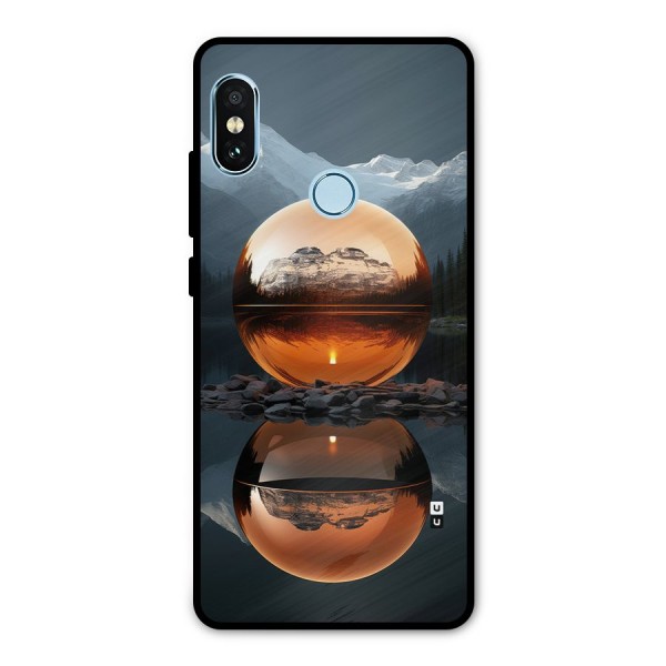 Metal Moon Metal Back Case for Redmi Note 5 Pro