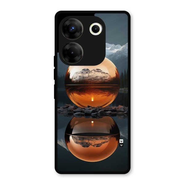 Metal Moon Metal Back Case for Tecno Camon 20 Pro