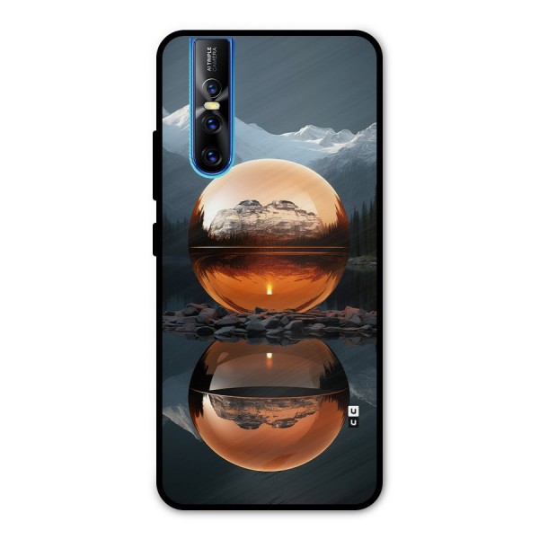 Metal Moon Metal Back Case for Vivo V15 Pro