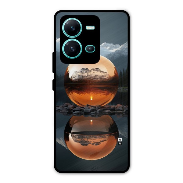 Metal Moon Metal Back Case for Vivo V25