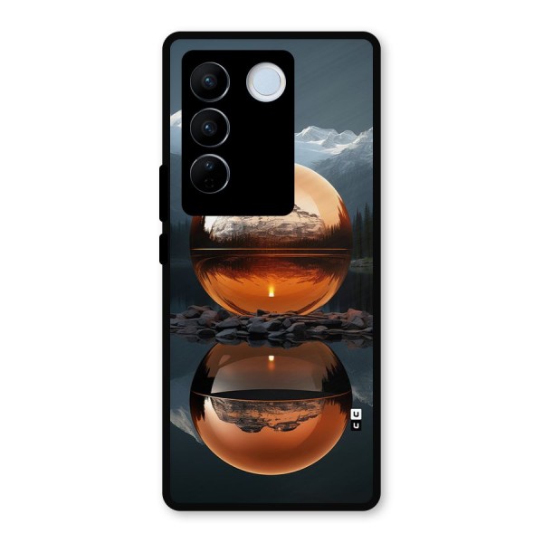 Metal Moon Metal Back Case for Vivo V27