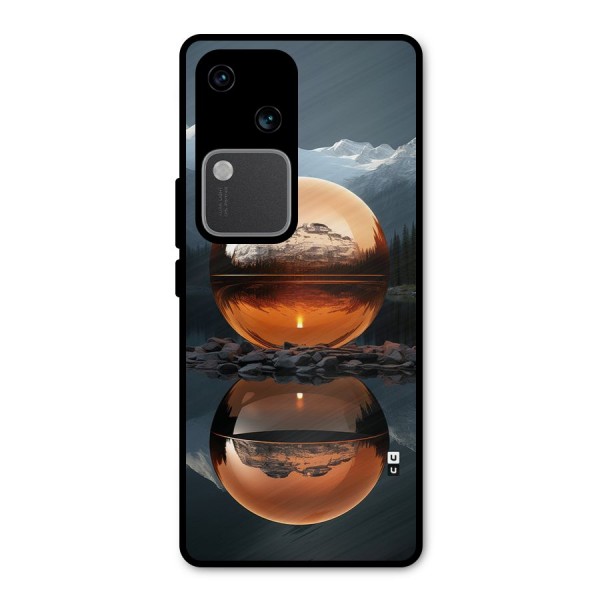 Metal Moon Metal Back Case for Vivo V30