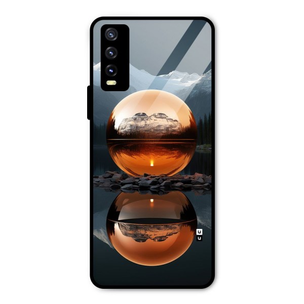 Metal Moon Metal Back Case for Vivo Y20 2021