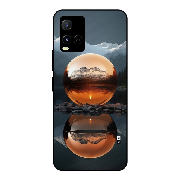 Metal Moon Metal Back Case for Vivo Y21