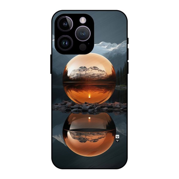 Metal Moon Metal Back Case for iPhone 14 Pro Max