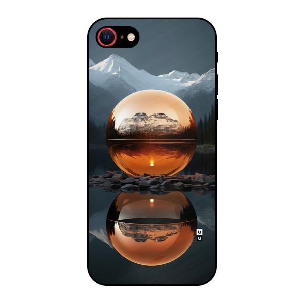 Metal Moon Metal Back Case for iPhone 8