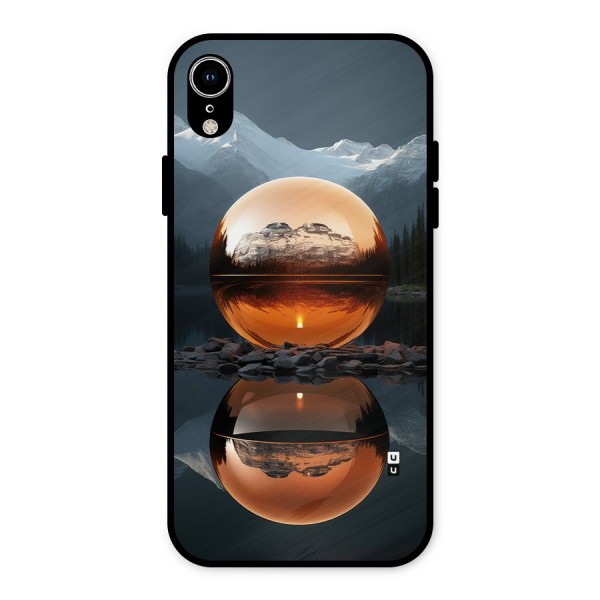 Metal Moon Metal Back Case for iPhone XR