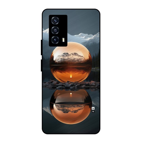 Metal Moon Metal Back Case for iQOO Z5