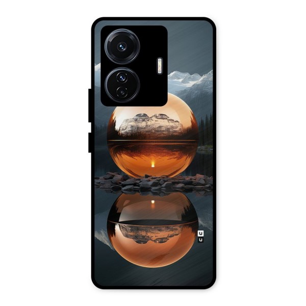 Metal Moon Metal Back Case for iQOO Z6