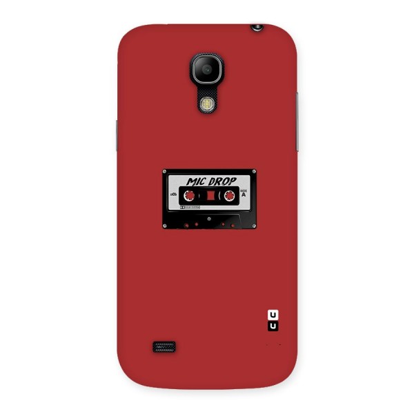 Mic Drop Cassette Minimalistic Back Case for Galaxy S4 Mini