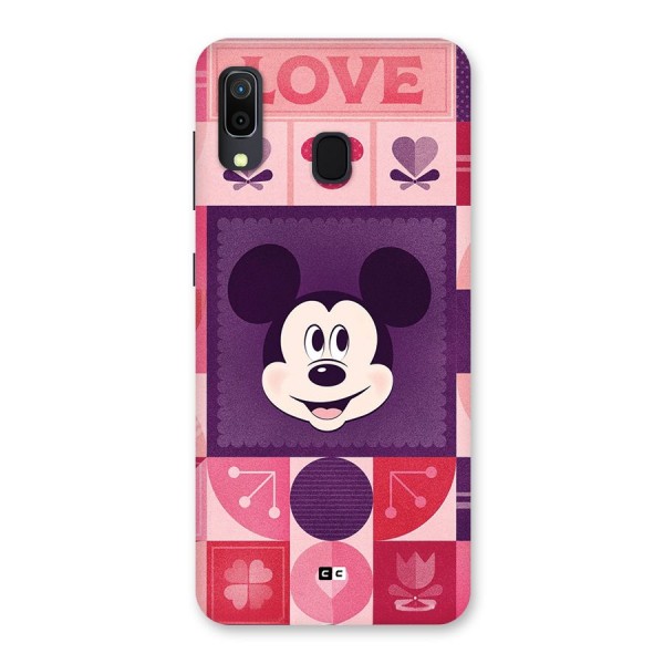 Mice In Love Back Case for Galaxy A20