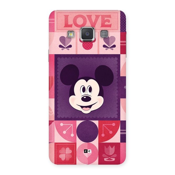 Mice In Love Back Case for Galaxy A3