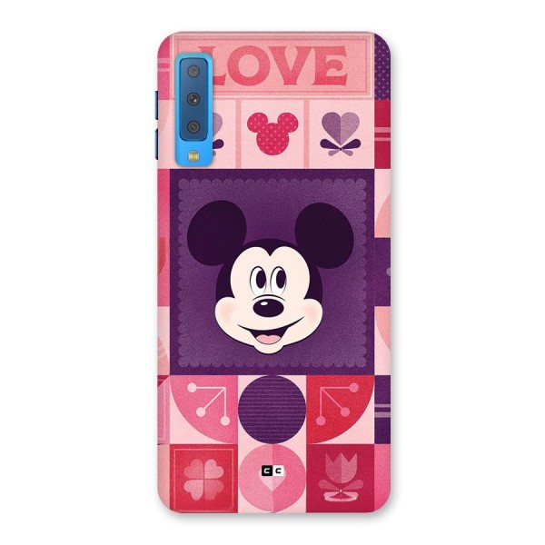 Mice In Love Back Case for Galaxy A7 (2018)