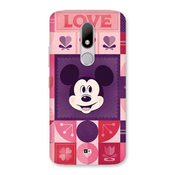 Mice In Love Back Case for Moto M