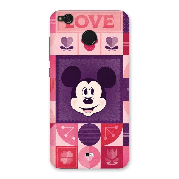 Mice In Love Back Case for Redmi 4