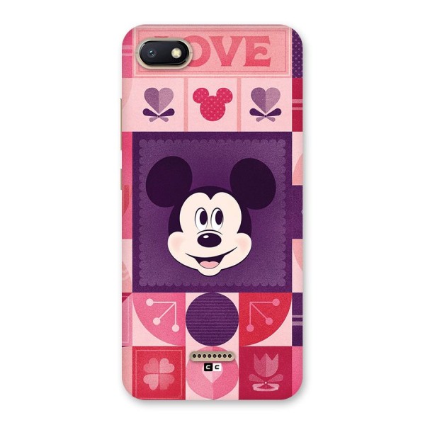 Mice In Love Back Case for Redmi 6A