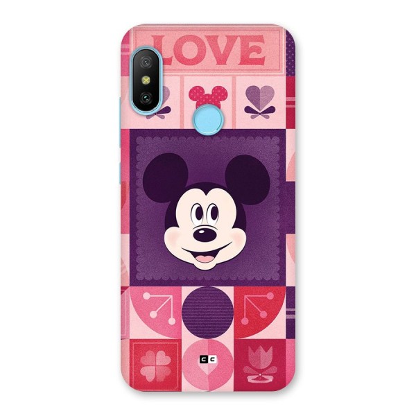 Mice In Love Back Case for Redmi 6 Pro