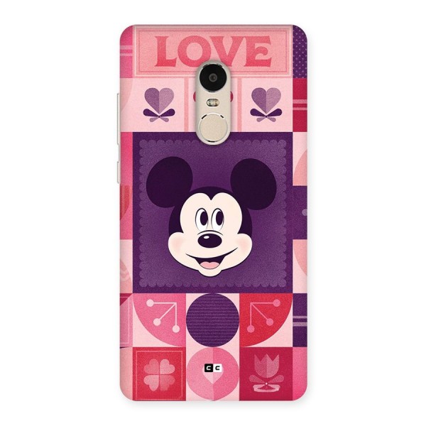 Mice In Love Back Case for Redmi Note 4