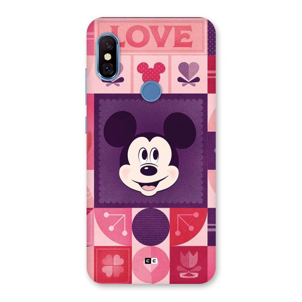 Mice In Love Back Case for Redmi Note 6 Pro