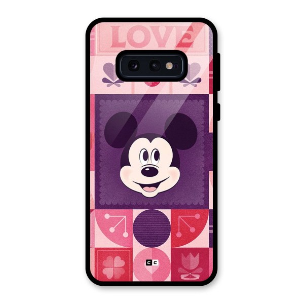 Mice In Love Glass Back Case for Galaxy S10e