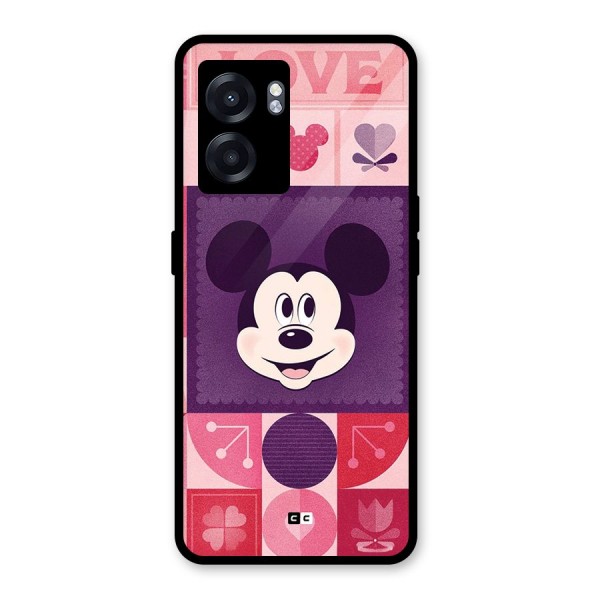 Mice In Love Glass Back Case for Oppo K10 (5G)