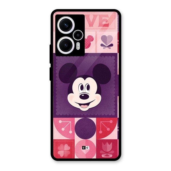 Mice In Love Glass Back Case for Poco F5