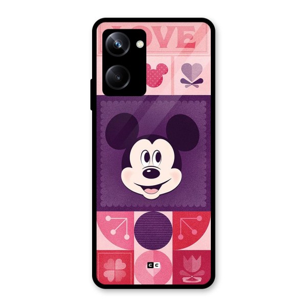 Mice In Love Glass Back Case for Realme 10 Pro