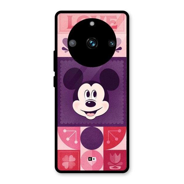 Mice In Love Glass Back Case for Realme 11 Pro