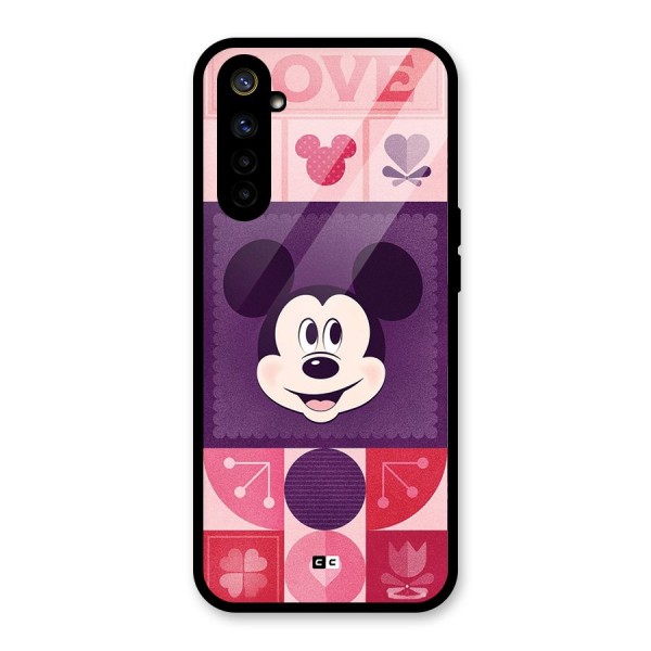 Mice In Love Glass Back Case for Realme 6