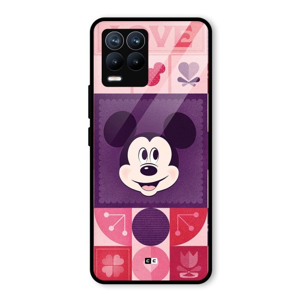 Mice In Love Glass Back Case for Realme 8