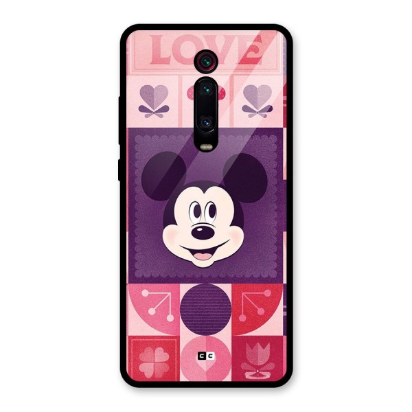 Mice In Love Glass Back Case for Redmi K20