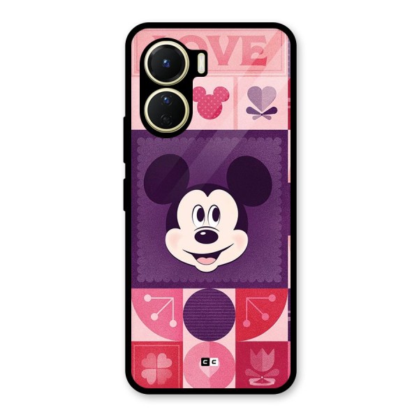 Mice In Love Glass Back Case for Vivo Y56