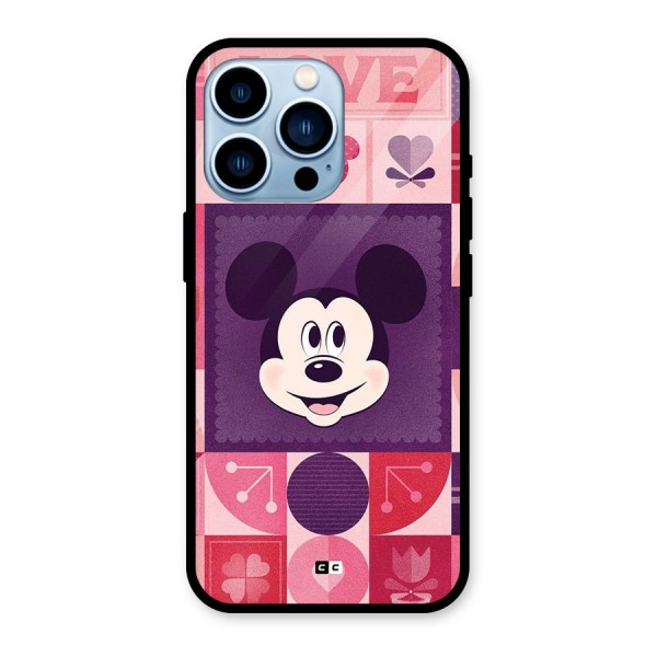 Mice In Love Glass Back Case for iPhone 13 Pro