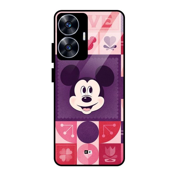 Mice In Love Glass Back Case for realme C55