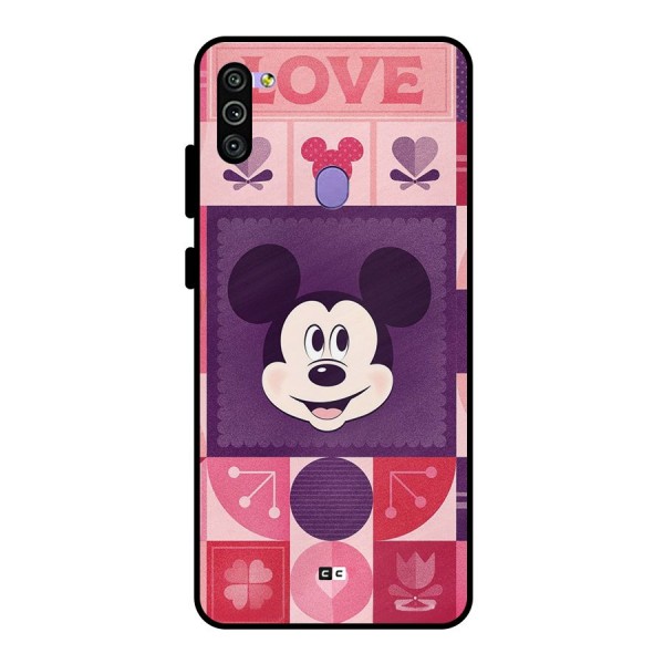 Mice In Love Metal Back Case for Galaxy M11