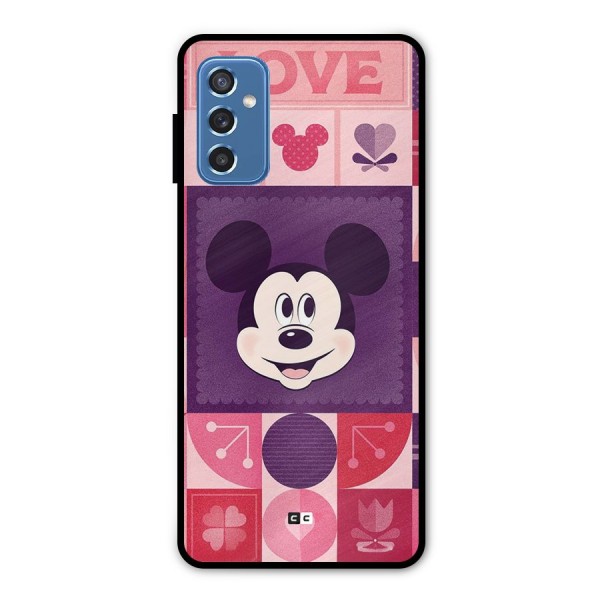 Mice In Love Metal Back Case for Galaxy M52 5G