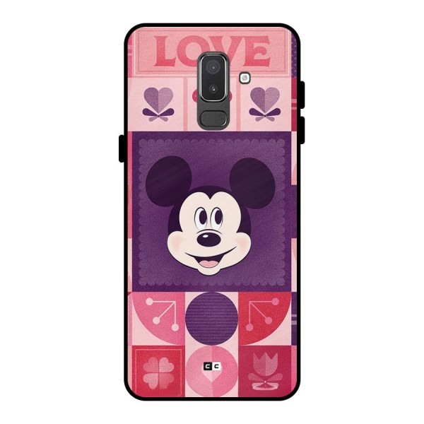 Mice In Love Metal Back Case for Galaxy On8 (2018)