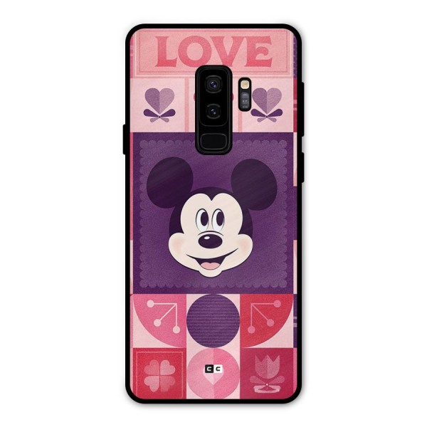 Mice In Love Metal Back Case for Galaxy S9 Plus