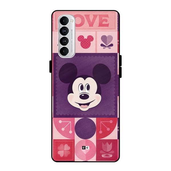 Mice In Love Metal Back Case for Oppo Reno4 Pro