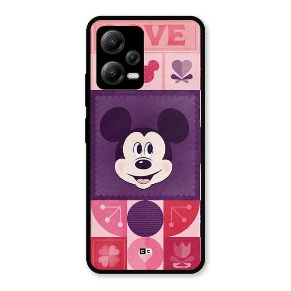 Mice In Love Metal Back Case for Poco X5