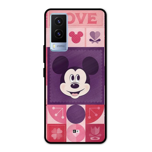 Mice In Love Metal Back Case for Vivo V21e 5G