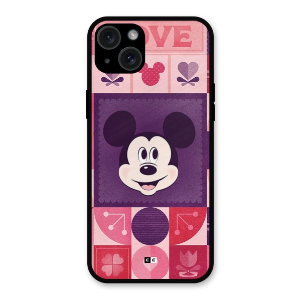 Mice In Love Metal Back Case for iPhone 15 Plus