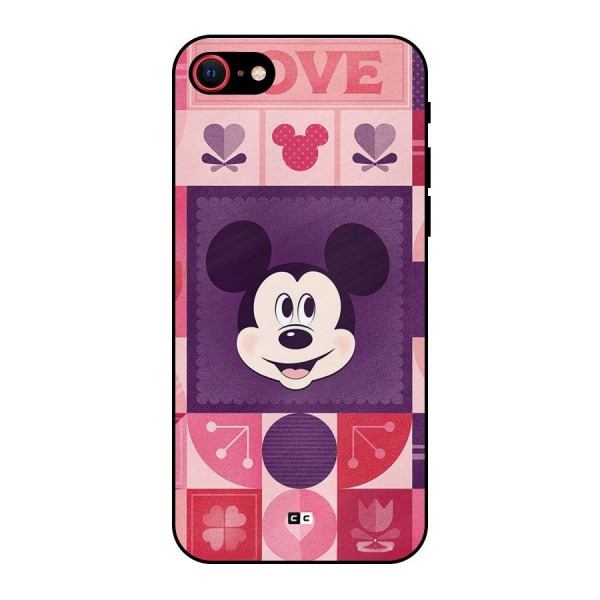 Mice In Love Metal Back Case for iPhone 8