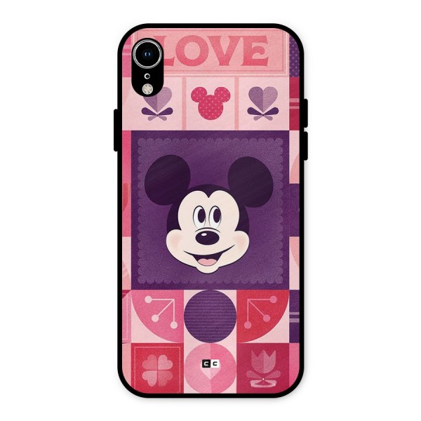 Mice In Love Metal Back Case for iPhone XR