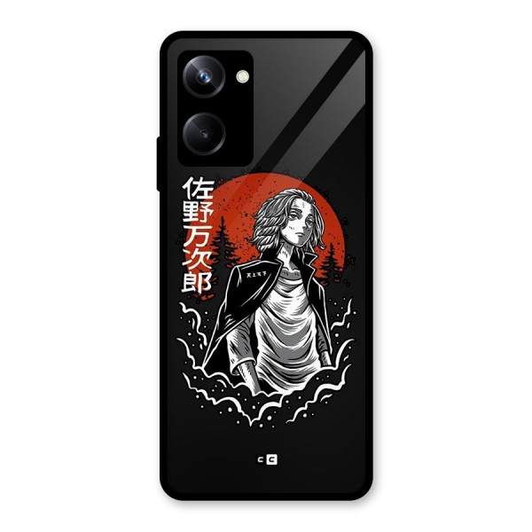 Mickey illustration Glass Back Case for Realme 10 Pro