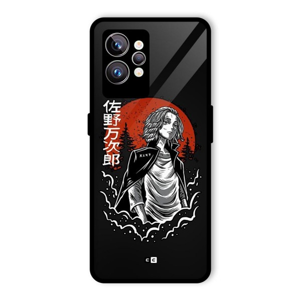 Mickey illustration Glass Back Case for Realme GT2 Pro