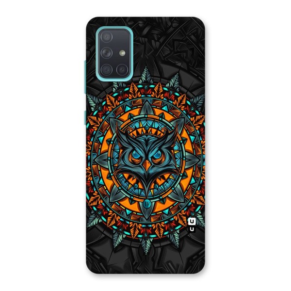 Mighty Owl Artwork Back Case for Galaxy A71