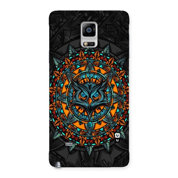 Mighty Owl Artwork Back Case for Galaxy Note 4