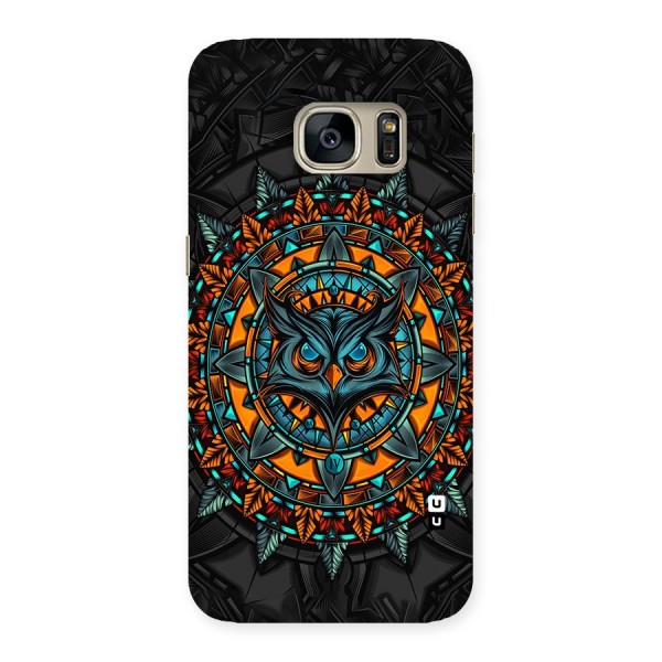 Mighty Owl Artwork Back Case for Galaxy S7